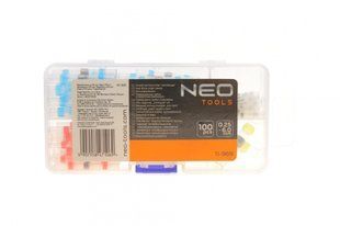 Термоусаджувана трубка (к-кт 100шт) (d=0.25mm-6mm) NEO TOOLS 11-969 фото