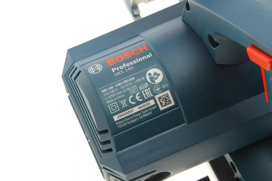 Пила ручна дискова GKS 140 (1400W) 64мм макс. BOSCH 06016B3020 фото