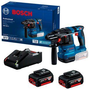 Акумуляторний перфоратор GBH 185-LI (2 шт GBA 18V 4. 0Ah + зарядний GAL 18V-40) BOSCH  0611924021 фото