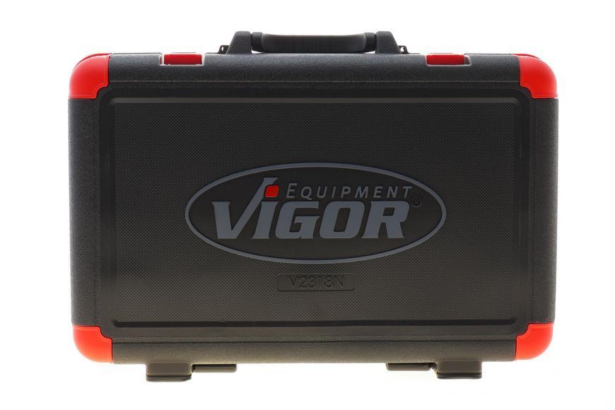 Набір інструментів комбінований 3/4" (головки) 21 од. (хромовані) VIGOR V2318N фото